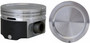 Set of 6 Dish Top Hypereutectic Pistons for 90-95 GM/Chevrolet/Isuzu 3.1L/189 - .50mm (.020 Oversized)