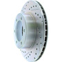 Select Sport Drilled and Slotted Brake Rotor; Front Right for 1995-2004 Toyota (4Runner, Tacoma) 227.44112R