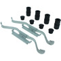 Premium Semi-Metallic Brake Pads with Shims and Hardware for 2000-2002 Dodge (Dakota, Durango) 300.08200