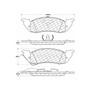Premium Semi-Metallic Brake Pads with Shims and Hardware for 1991-1998 Dodge (Dakota) 300.05290
