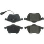Premium Semi-Metallic Brake Pads with Shims and Hardware for 1998-2010 Volkswagen/Audi/Seat (Beetle, Golf, Jetta, TT) 300.06871