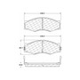 Premium Semi-Metallic Brake Pads with Shims and Hardware for 1982-1997 Nissan/INFINITI (200SX, 300ZX, D21, M30) 300.02660
