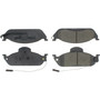Premium Semi-Metallic Brake Pads with Shims and Hardware for 1998-2005 Mercedes-Benz (ML320, ML350, ML430) 300.07600
