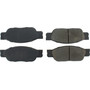 Premium Semi-Metallic Brake Pads with Shims and Hardware for 2000-2006 Jaguar/Ford/Lincoln (S-Type, Thunderbird, LS) 300.08050