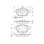 Premium Semi-Metallic Brake Pads with Shims and Hardware for 1998-2011 Audi/Volkswagen/Seat (A6, A6 Quattro, A4, A4 Quattro) 300.08400