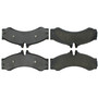 Premium Semi-Metallic Brake Pads with Shims for 2002-2006 Dodge/Freightliner (Sprinter 2500, Sprinter 3500) 300.11360