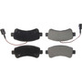Premium Semi-Metallic Brake Pads with Shims and Hardware for 2014-2020 Ram (ProMaster 1500, ProMaster 2500, ProMaster 3500, ProMaster Rapid)