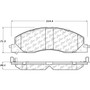 Premium Semi-Metallic Brake Pads with Shims and Hardware for 2009-2018 Dodge/Ram (Ram 2500, Ram 3500, 2500, 3500) 300.13990