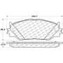 Premium Semi-Metallic Brake Pads with Shims and Hardware for 2006-2015 Lexus (IS250) 300.11780