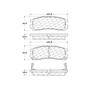 Premium Ceramic Brake Pads with Shims and Hardware for 1990-2012 Chrysler/Dodge/Eagle (Sebring, Avenger, Colt, Stratus) 301.03830