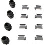 Premium Semi-Metallic Brake Pads with Shims and Hardware for 2011 Saab (9-5) 300.15580