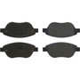 Premium Semi-Metallic Brake Pads with Shims and Hardware for 2012-2019 Fiat/Ram (500, 700) 300.16181