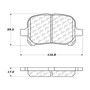 Premium Ceramic Brake Pads with Shims and Hardware for 1997-2004 Lexus/Toyota (ES300, RX300, Avalon, Camry) 301.07070