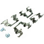 Premium Ceramic Brake Pads with Shims and Hardware for 1998-2002 Chevrolet/Toyota (Prizm, Corolla) 301.07410
