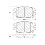 Premium Ceramic Brake Pads with Shims and Hardware for 2002-2003 Lexus (RX300) 301.09300