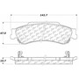 Premium Ceramic Brake Pads with Shims and Hardware for 1997-2005 Isuzu/Chevrolet/GMC (Hombre, Blazer, S10, Jimmy) 301.07290