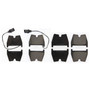 Premium Ceramic Brake Pads with Shims and Hardware for 2003-2018 Audi/Lamborghini (RS6, Gallardo, RS4, R8) 301.10290