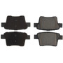Premium Ceramic Brake Pads with Shims and Hardware for 2005-2009 Ford/Mercury/Jaguar (Five Hundred, Freestyle, Montego, X-Type) 301.10710