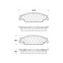 Premium Ceramic Brake Pads with Shims and Hardware for 2003-2011 Cadillac/Pontiac (CTS, STS, Grand Prix) 301.09220