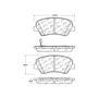 Premium Ceramic Brake Pads with Shims and Hardware for 2012-2016 Hyundai/Kia (Veloster, Forte, Forte Koup, Elantra GT) 301.15431