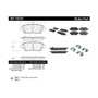 Premium Ceramic Brake Pads with Shims and Hardware for 2010-2017 Hyundai/Kia (Genesis, K900) 301.15510