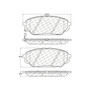 Premium Ceramic Brake Pads with Shims and Hardware for 2007-2012 Hyundai (Veracruz) 301.13010