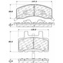 Fleet Performance Brake Pads with Hardware for 1988-2002 Dodge/Chevrolet/GMC (Ram 2500, C1500 Suburban, C2500, C2500 Suburban) 306.03700