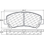 Premium Ceramic Brake Pads with Shims and Hardware for 2009-2018 Nissan (Maxima, Sentra, Juke) 301.13740
