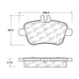 Premium Ceramic Brake Pads with Shims and Hardware for 2012-2020 Mercedes-Benz/INFINITI (SLK350, SLK250, B180, B250) 301.16461