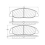 Premium Ceramic Brake Pads with Shims and Hardware for 2008-2014 Cadillac (CTS, STS) 301.13320