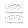 Fleet Performance Brake Pads with Hardware for 2008-2014 Ford (E-150, E-250, E-350 Super Duty, E-150 Econoline) 306.13290