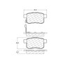 Premium Ceramic Brake Pads with Shims and Hardware for 2008-2010 Honda/Acura (Accord, TSX) 301.13360