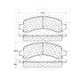 Fleet Performance Brake Pads with Hardware for 2003-2020 Chevrolet/GMC (Express 2500, Express 3500, Savana 2500, Savana 3500) 306.09740