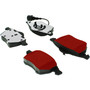 PQ PRO Disc Brake Pads with Hardware for 1998-2010 Volkswagen/Audi/Seat (Beetle, Golf, Jetta, TT) 500.06871