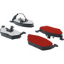 PQ PRO Disc Brake Pads with Hardware for 1998-2019 Volkswagen/Audi/Seat (Beetle, Golf, Jetta, A3) 500.07681