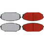 PQ PRO Disc Brake Pads with Hardware for 1999-2004 Acura/Honda (MDX, Odyssey) 500.07930