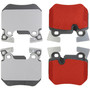 PQ PRO Disc Brake Pads with Hardware for 2008-2013 BMW (135i, 135is, 328i) 500.13720