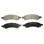 Essentials Front Disc Brake Pad Set Ceramic EC1169A - angled view