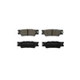 Essentials Rear Disc Brake Pad Set Ceramic EC1212 - angled view