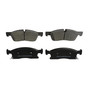 Essentials Front Disc Brake Pad Set Ceramic EC1904 - angled view