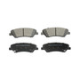 Essentials Front Disc Brake Pad Set Ceramic EC1595 - angled view