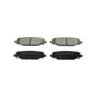 Essentials Rear Disc Brake Pad Set Ceramic EC1596 - angled view
