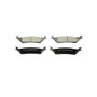 Essentials Rear Disc Brake Pad Set Ceramic EC1602 - angled view
