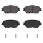 Essentials Front Disc Brake Pad Set Ceramic EC908 - angled view