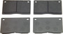 ThermoQuiet Front Disc Brake Pad Set Semi-Metallic MX135 - top view
