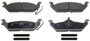 ThermoQuiet Rear Disc Brake Pad Set Semi-Metallic MX1012 - top view