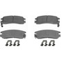 ThermoQuiet Rear Disc Brake Pad Set Semi-Metallic MX714 - angled view