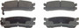 ThermoQuiet Rear Disc Brake Pad Set Ceramic PD553 - top view