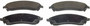 ThermoQuiet Front Disc Brake Pad Set Ceramic QC1019 - top view