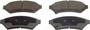 ThermoQuiet Front Disc Brake Pad Set Ceramic QC1075 - top view